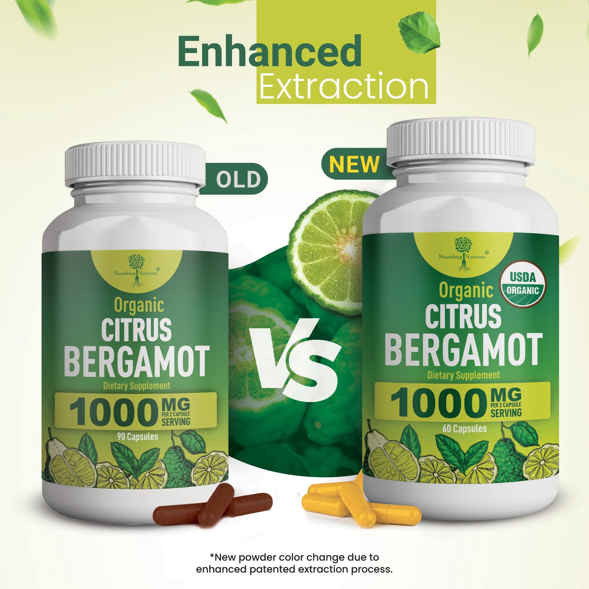 Foto 4 pulgar | Suplemento de Nutrientes Nutritivos Bergamota Cítrica Orgánica 1000 Mg - Venta Internacional