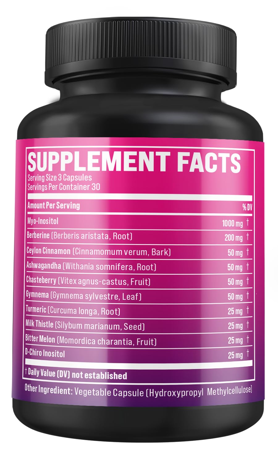 Foto 8 pulgar | Suplemento Bmvinvol Inositol Mio-inositol D-chiro Inositol 90 Cápsulas - Venta Internacional