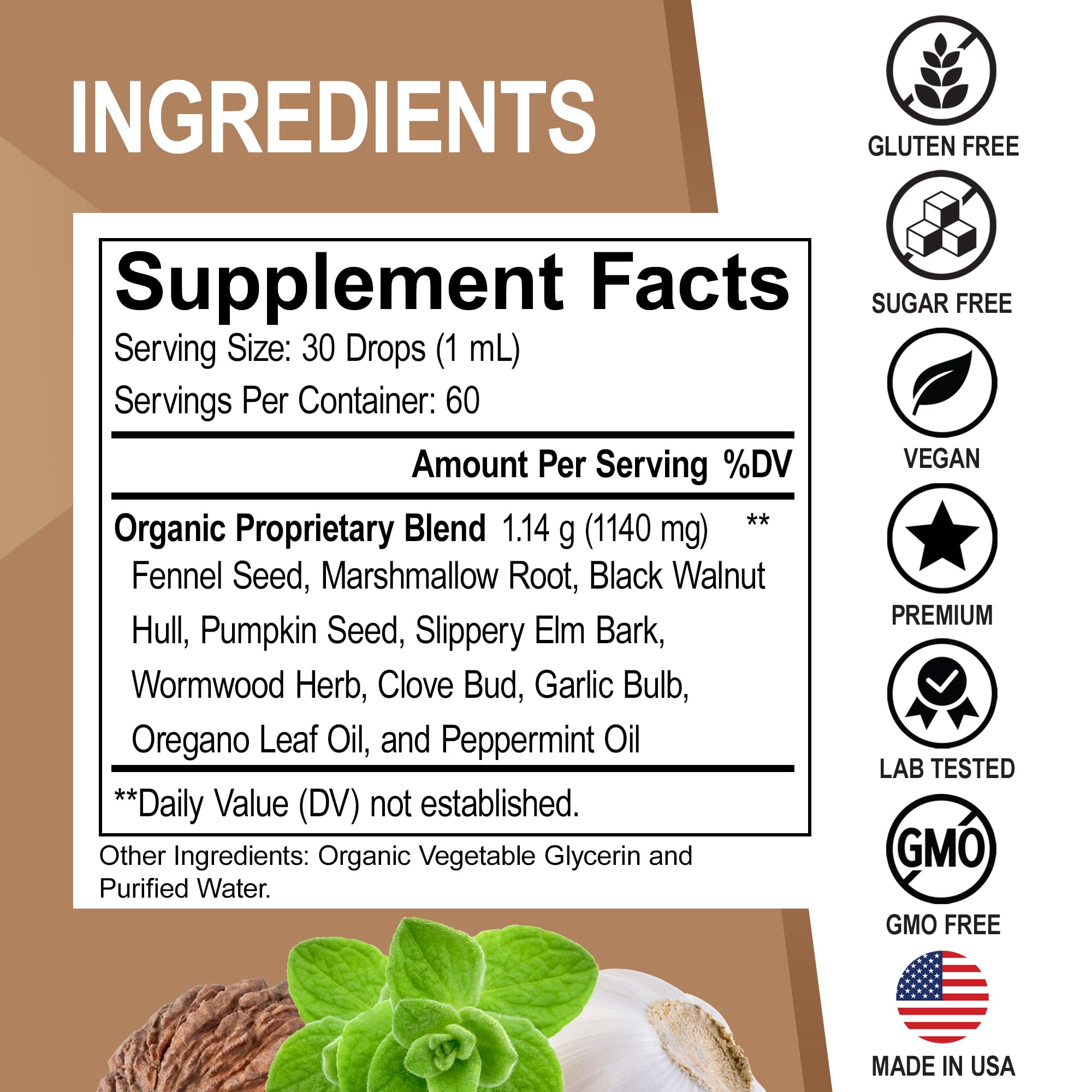 Foto 7 pulgar | Suplemento Dr. Bo Paraguard Cleanse Liquid Detox 60 Ml - Venta Internacional