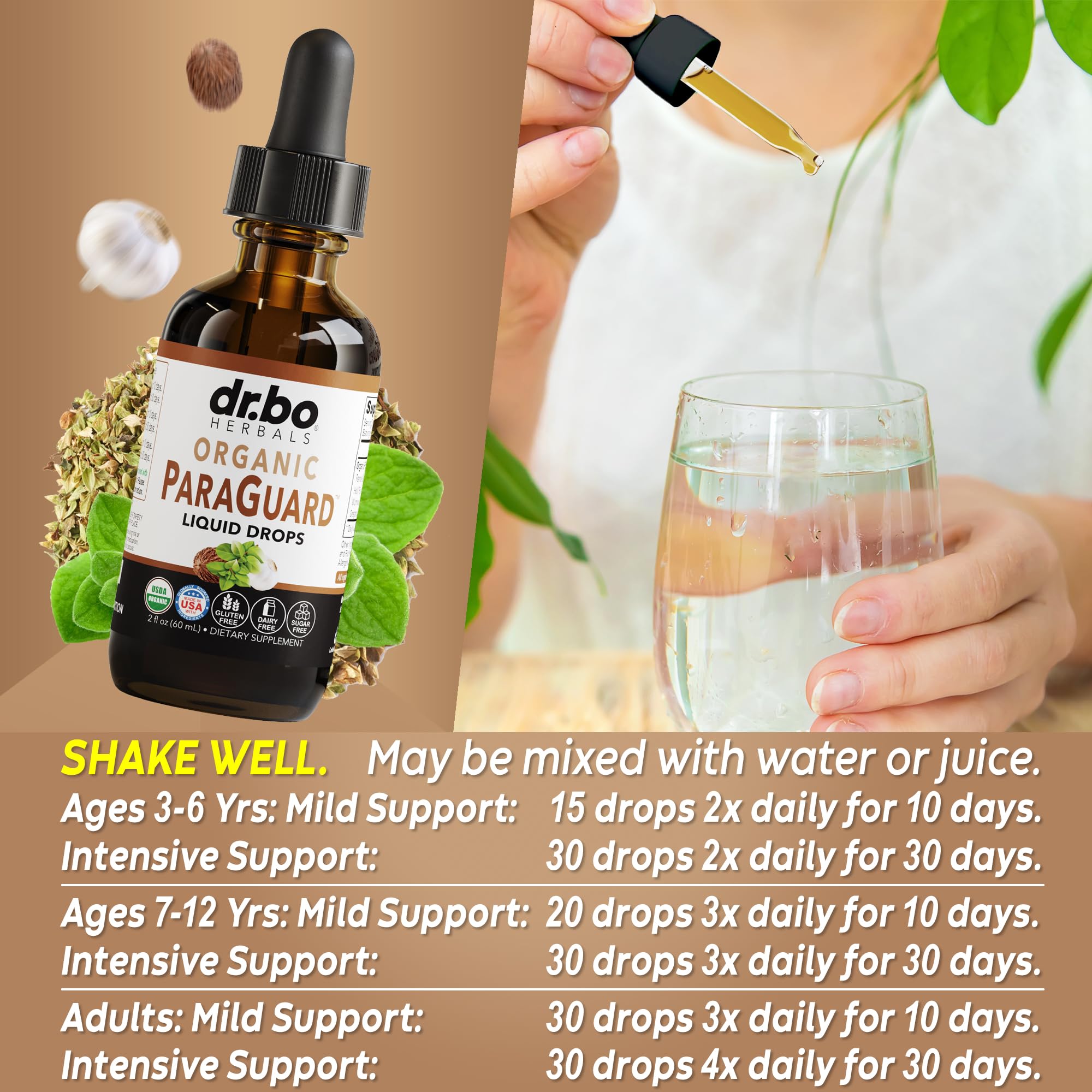 Foto 7 | Suplemento Dr. Bo Paraguard Cleanse Liquid Detox 60 Ml - Venta Internacional