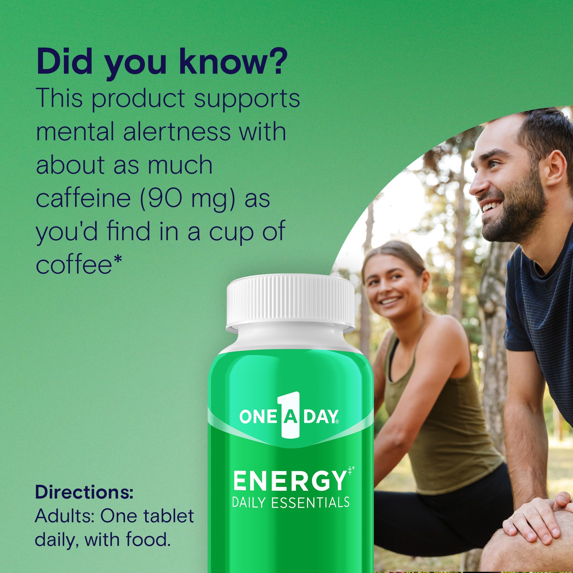 Foto 3 pulgar | Suplemento One A Day Energy Daily Essentials 120 Comprimidos - Venta Internacional