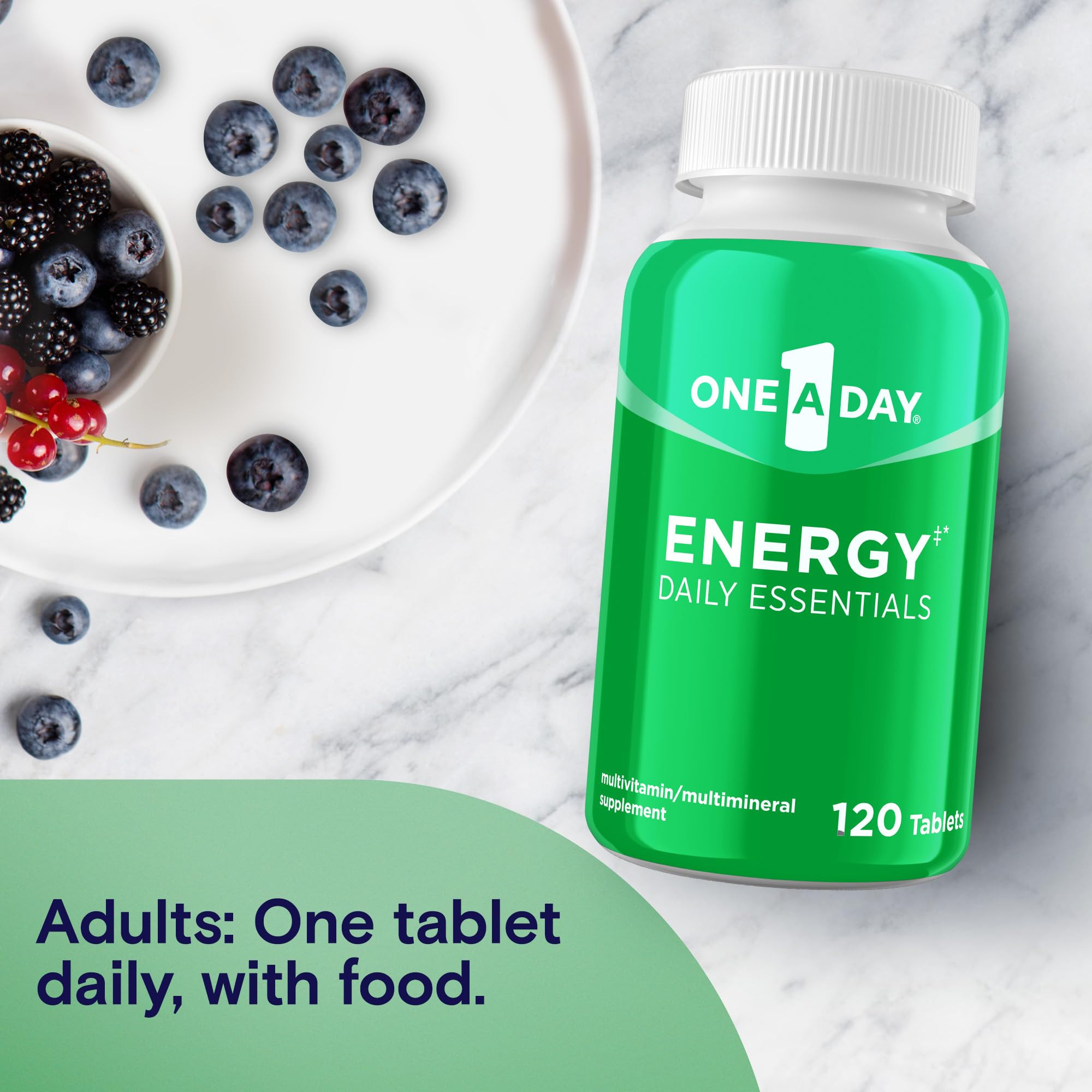 Foto 7 pulgar | Suplemento One A Day Energy Daily Essentials 120 Comprimidos - Venta Internacional