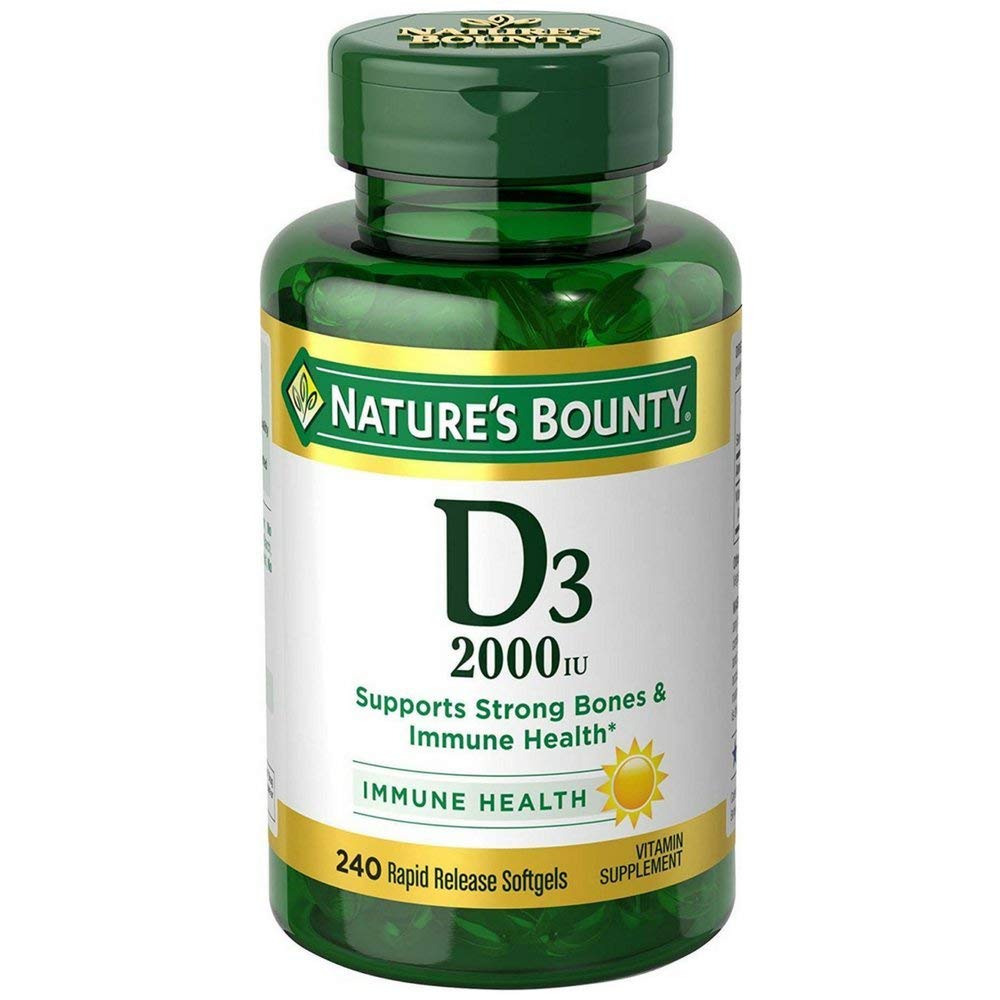 Foto 2 pulgar | Suplemento Nature's Bounty D3-2000 Ui 240 Cápsulas Blandas X4 - Venta Internacional.