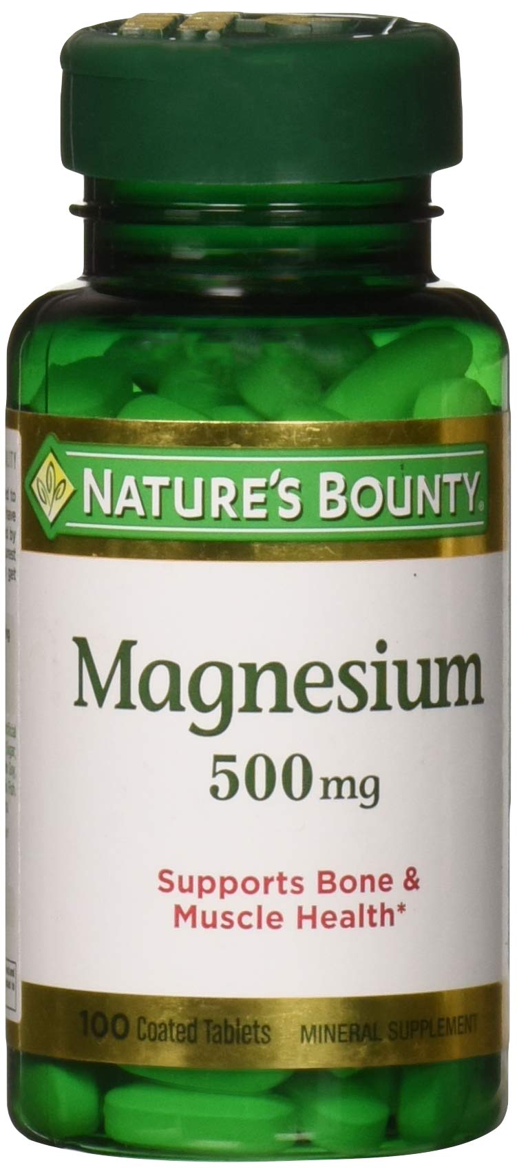 Foto 2 pulgar | Suplemento Nature's Bounty Magnesio En Tabletas De 500 Mg 100 Unidades - Venta Internacional.