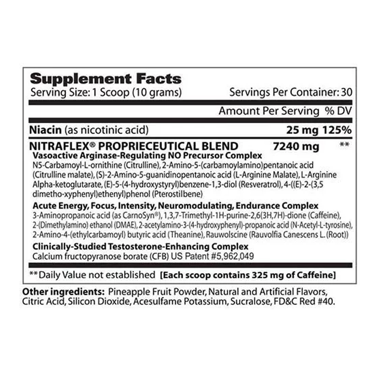 Foto 4 pulgar | Gat Sport Pre Entreno Nitraflex suplemento 300g 30 Servicios Watermelon