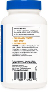 Foto 3 | Suplemento Nutricost De Yodo 325 Mcg 120 Cápsulas Vegetariano - Venta Internacional.