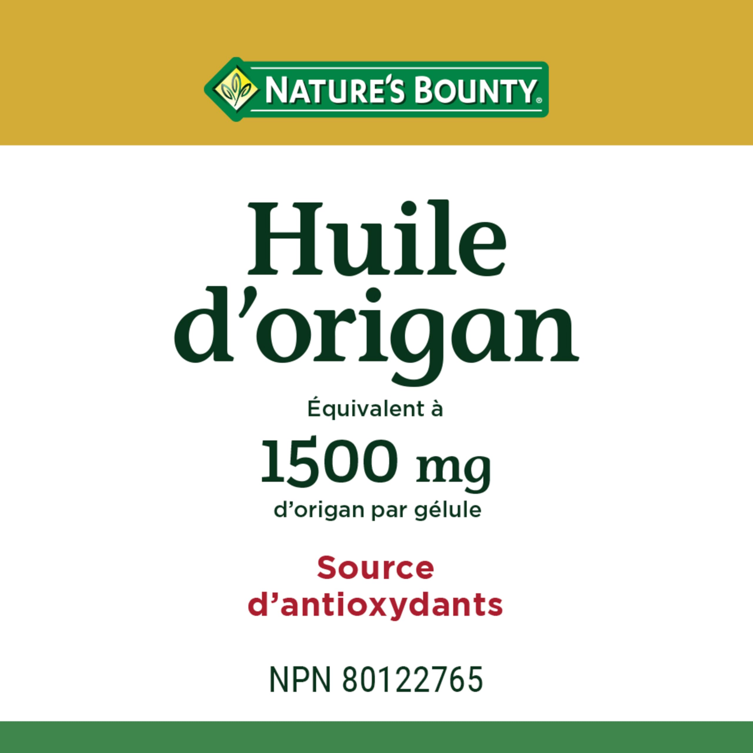 Foto 4 pulgar | Suplemento De Aceite De Orégano Nature's Bounty 1500 Mg 90 Cápsulas Blandas - Venta Internacional.