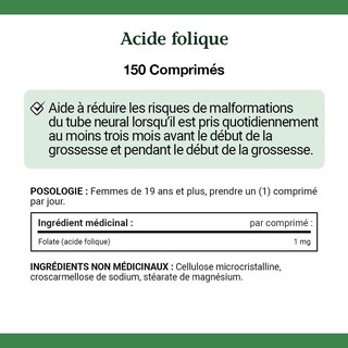 Foto 5 | Suplemento de Ácido Fólico Nature's Bounty 1 Mg 150 Comprimidos - Venta Internacional