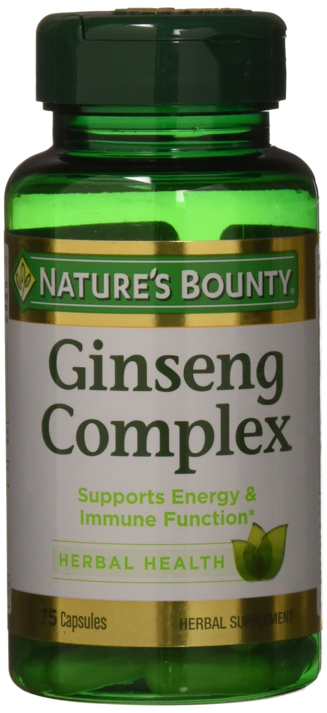 Foto 2 pulgar | Suplemento Nature's Bounty Ginseng Complex con Jalea Real 75 Cápsulas - Venta Internacional