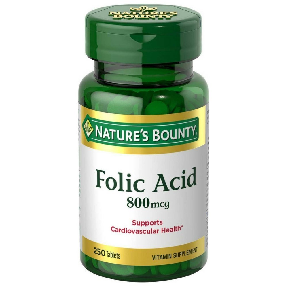 Foto 2 pulgar | Suplemento De Ácido Fólico Nature's Bounty 800 Mcg 250 Tabletas - Venta Internacional.