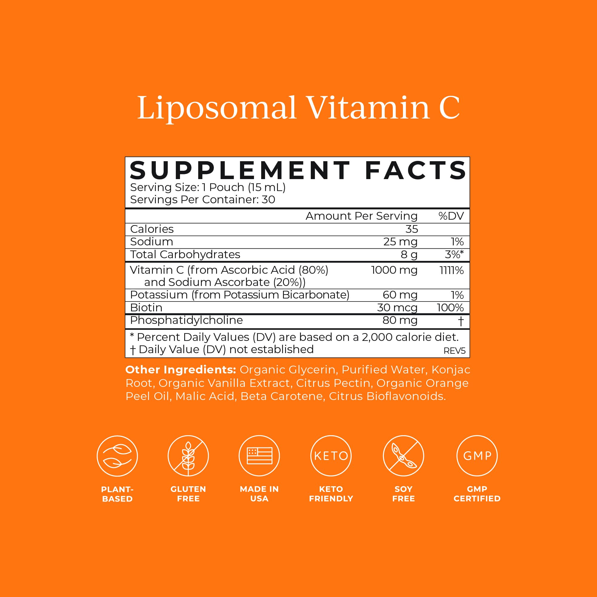 Foto 5 pulgar | Suplemento De Vitamina C Cymbiotika Liposomal Delivery 60 Porciones - Venta Internacional.