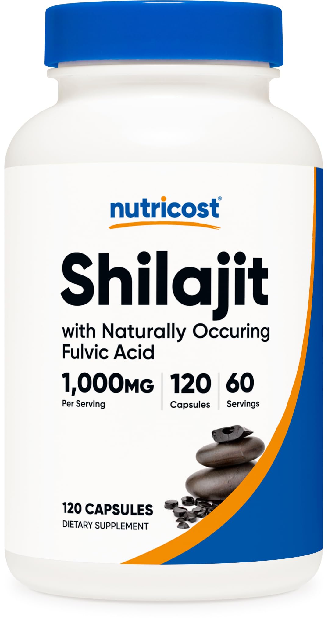 Foto 2 pulgar | Cápsulas De Extracto De Shilajit Nutricost 1000 Mg 120 Cápsulas - Venta Internacional.