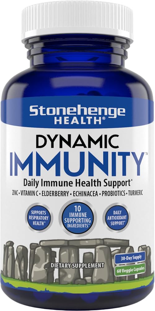 Foto 2 pulgar | Suplemento Stonehenge Health Dynamic Immunity 10 En 1, 60 Cápsulas - Venta Internacional.