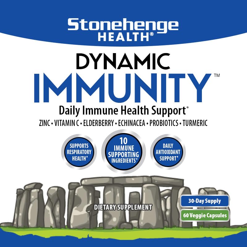 Foto 3 pulgar | Suplemento Stonehenge Health Dynamic Immunity 10 En 1, 60 Cápsulas - Venta Internacional.