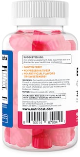 Foto 3 | Complemente Las Gomitas De Saúco Nutricost Con Vitamina C Y Zinc - Venta Internacional.