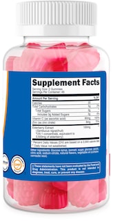 Foto 4 | Complemente Las Gomitas De Saúco Nutricost Con Vitamina C Y Zinc - Venta Internacional.