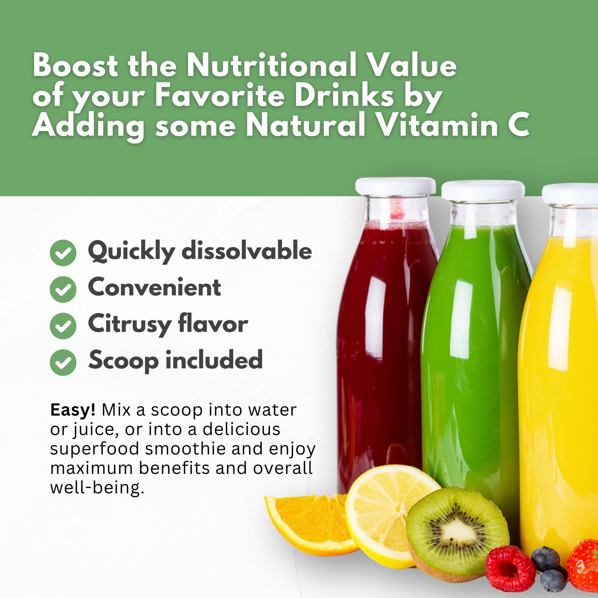 Foto 7 | Vitamina C en Polvo Hcl Herbal Code Labs Organic Acerola 90 Servicios - Venta Internacional