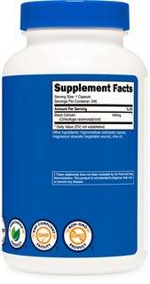Foto 5 | Suplemento Nutricost Black Cohosh 540 Mg 240 Cápsulas - Venta Internacional.