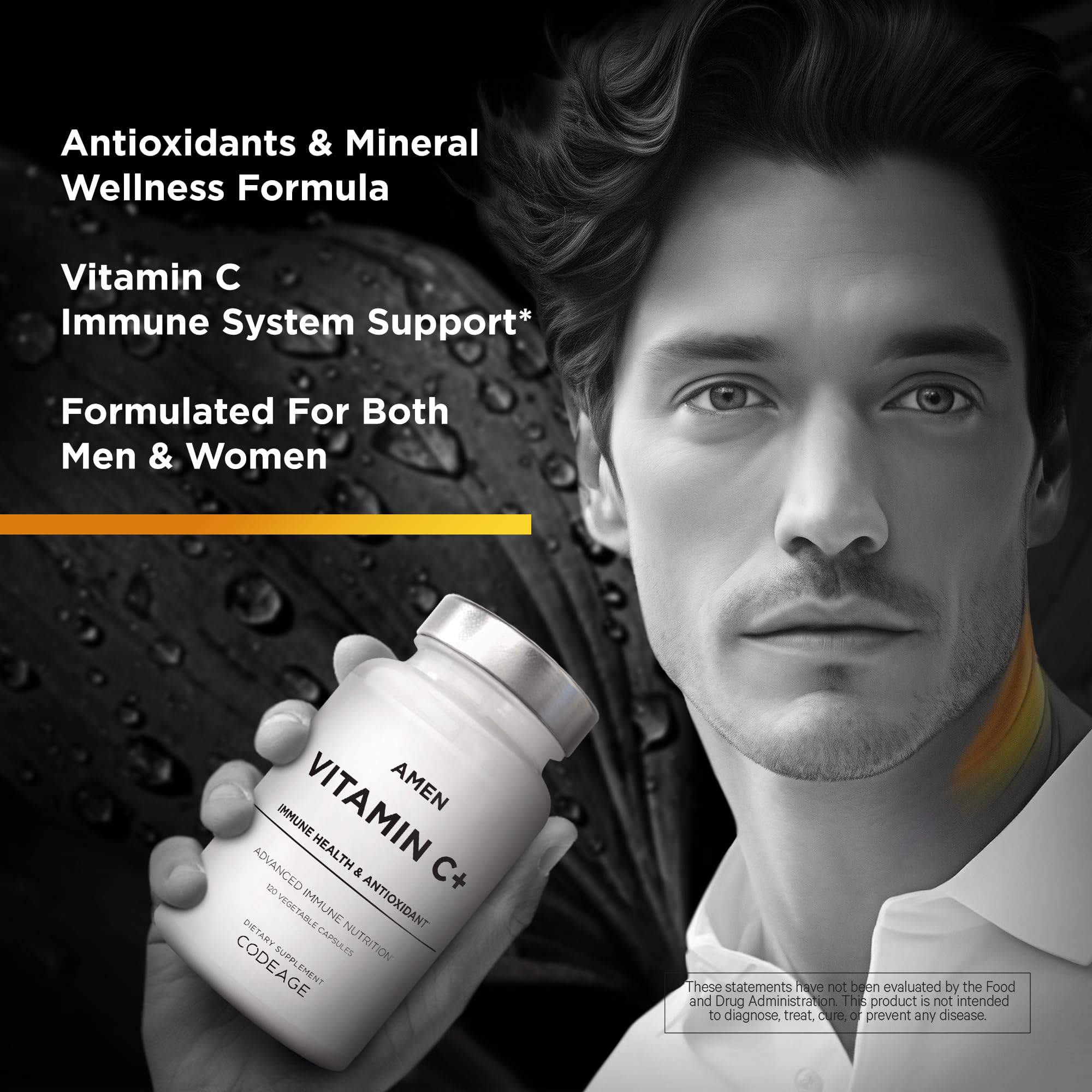 Foto 6 pulgar | Suplemento De Vitamina C+ De Amén Con Zinc, Bioflavonoides Y Quercetina - Venta Internacional.