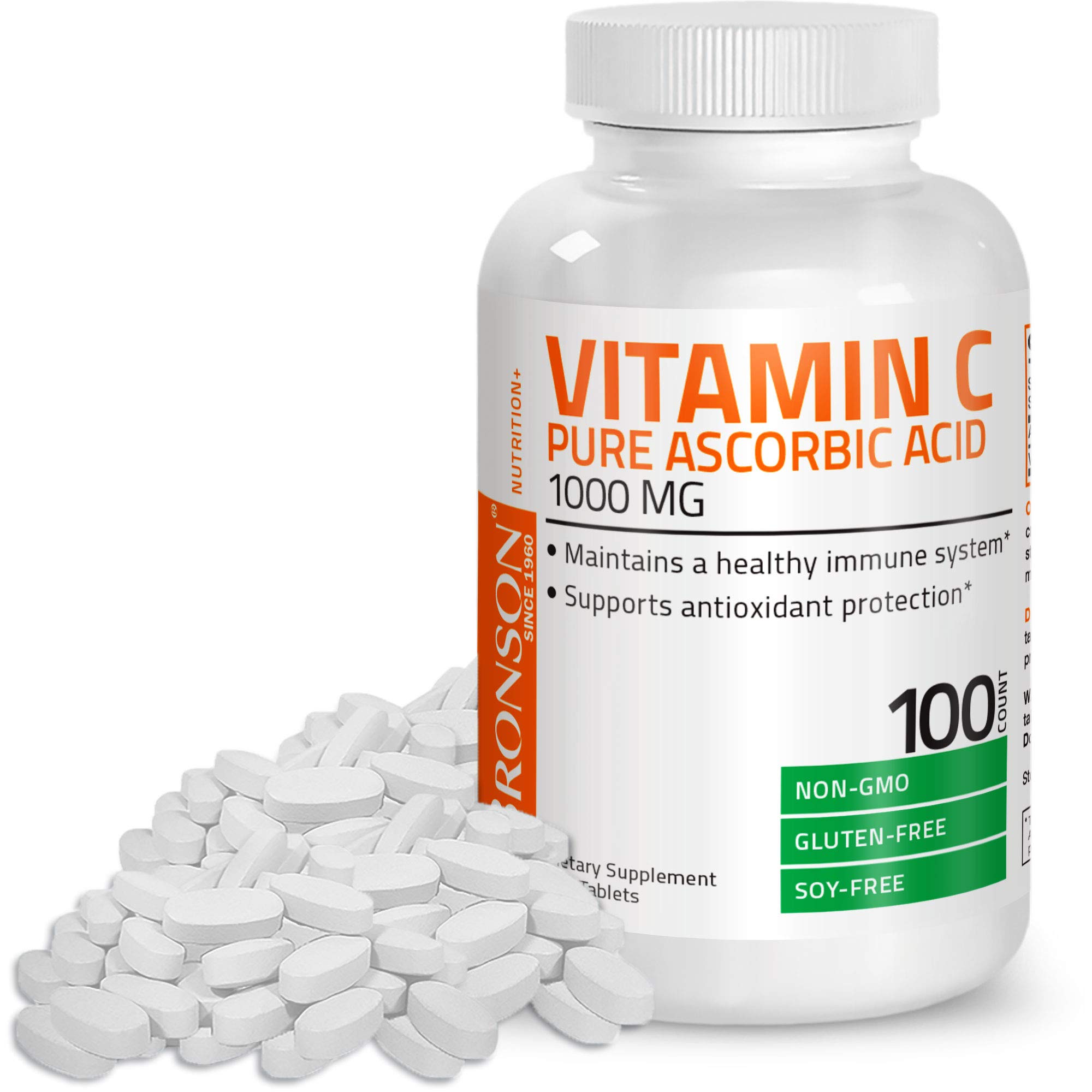 Foto 2 pulgar | Suplemento Bronson De Vitamina C En Tabletas De 1000 Mg X100 - Venta Internacional.