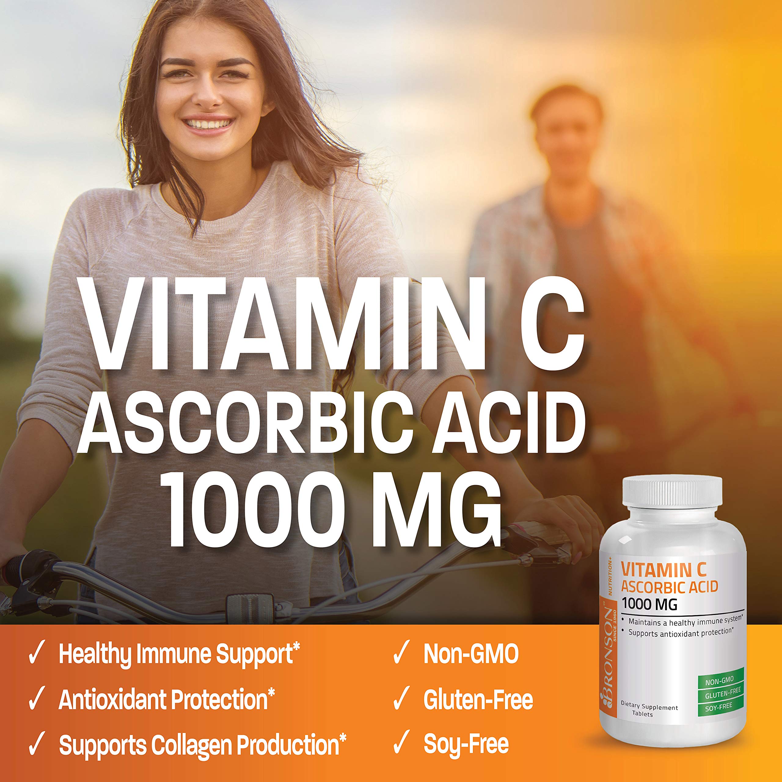 Foto 5 pulgar | Suplemento Bronson De Vitamina C En Tabletas De 1000 Mg X100 - Venta Internacional.