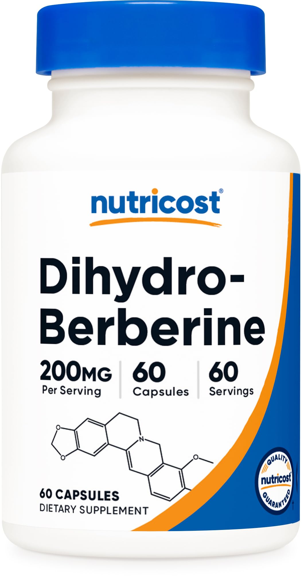 Foto 2 pulgar | Suplemento Nutricost, Cápsulas De Dihidroberberina, 200 Mg, 60 Unidades - Venta Internacional.