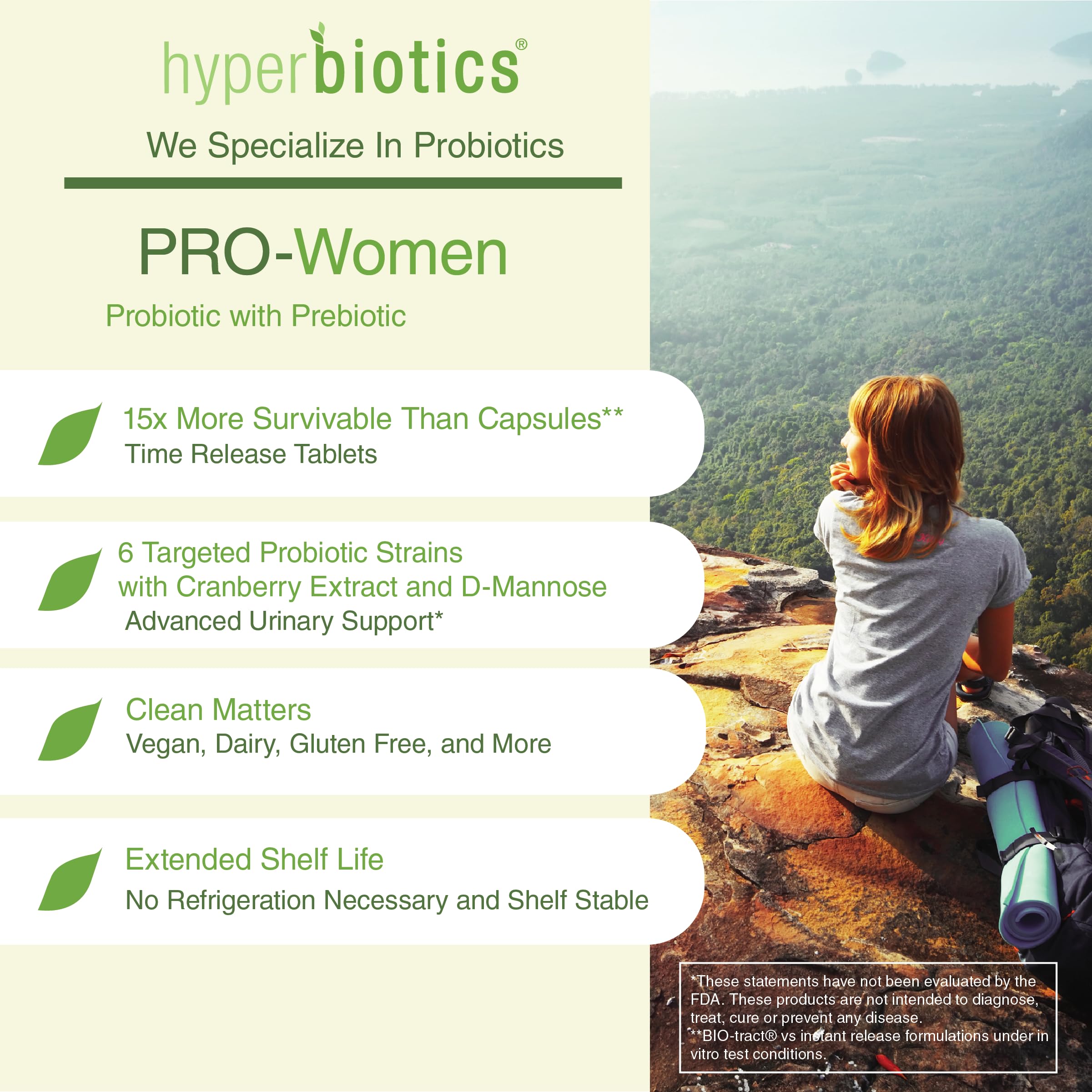 Foto 7 pulgar | Suplemento De Probióticos Hiperbióticos Para Mujeres 30 Comprimidos - Venta Internacional.