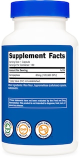 Foto 5 | Suplemento Nutricost Serrapeptase 120,000 Spu 120 Cápsulas - Venta Internacional.