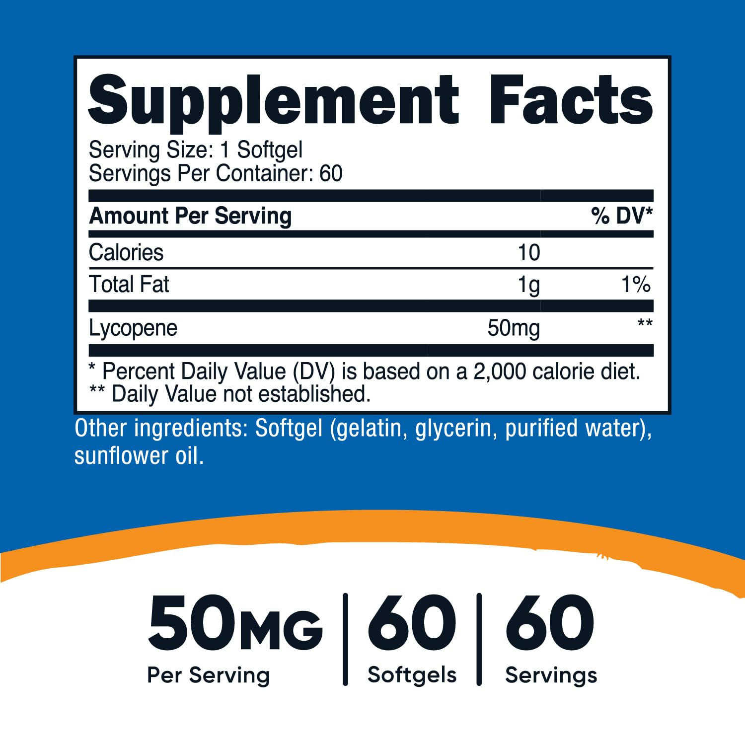 Foto 3 pulgar | Suplemento Nutricost, Licopeno, 50 Mg, Cápsulas Blandas, 60 Cápsulas - Venta Internacional.