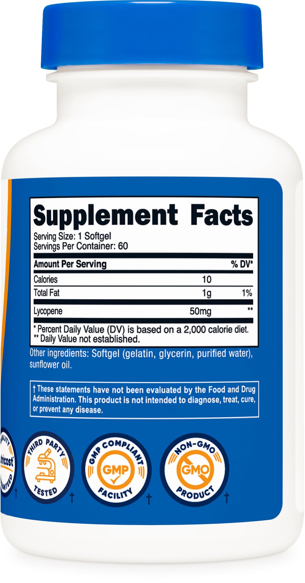 Foto 6 pulgar | Suplemento Nutricost, Licopeno, 50 Mg, Cápsulas Blandas, 60 Cápsulas - Venta Internacional.
