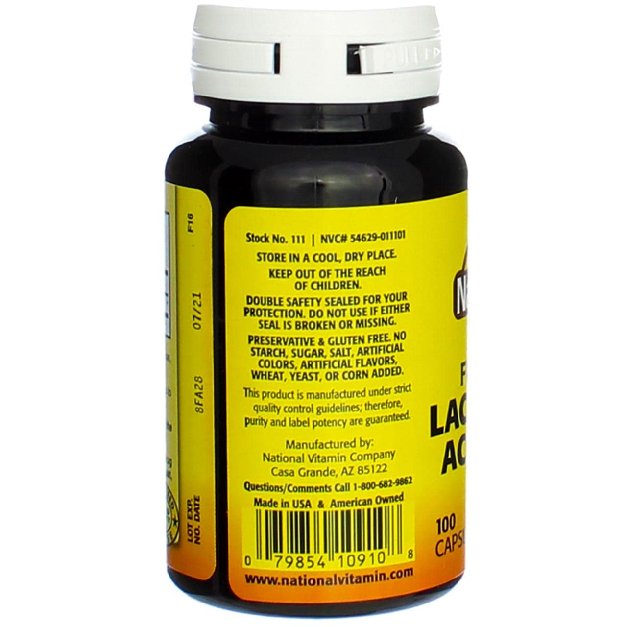 Foto 4 pulgar | Suplemento Nature's Blend De Lactobacillus Acidophilus Liofilizado 100 Cápsulas - Venta Internacional.