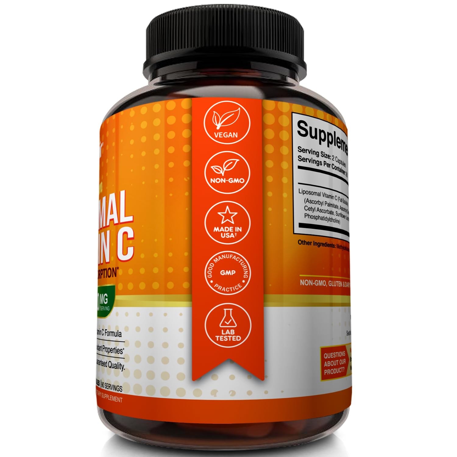 Foto 5 pulgar | Suplemento Nutriflair De Vitamina C Liposomal 1700 Mg 180 Cápsulas - Venta Internacional.