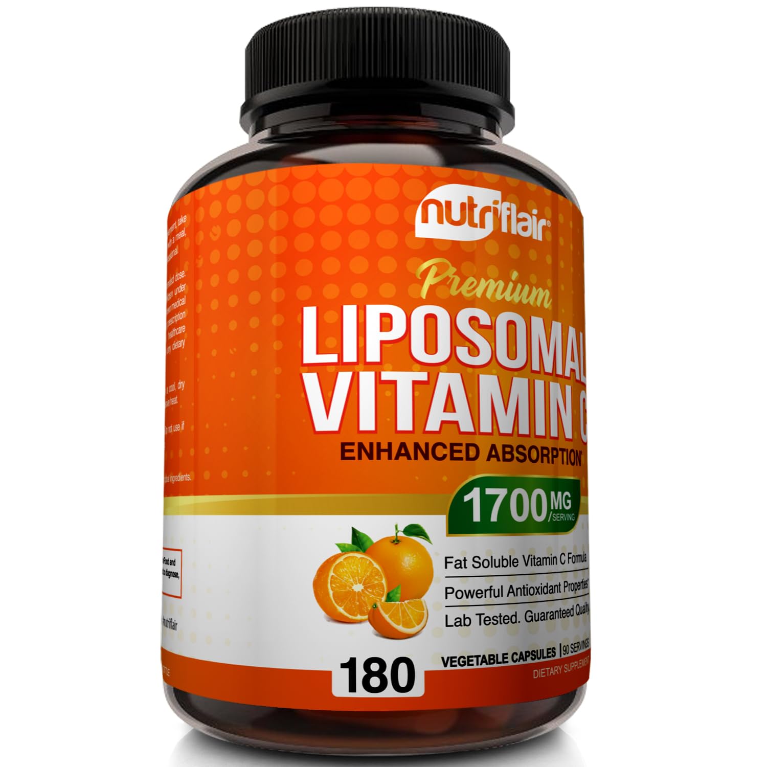 Foto 6 pulgar | Suplemento Nutriflair De Vitamina C Liposomal 1700 Mg 180 Cápsulas - Venta Internacional.