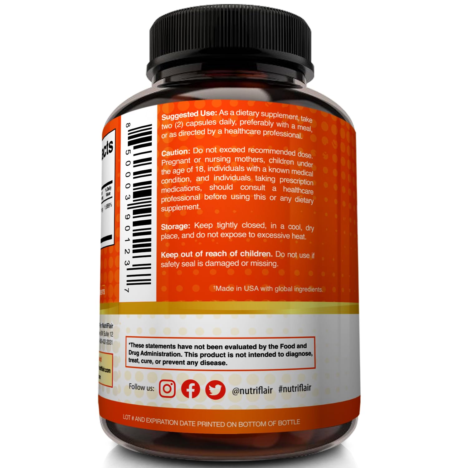 Foto 7 pulgar | Suplemento Nutriflair De Vitamina C Liposomal 1700 Mg 180 Cápsulas - Venta Internacional.