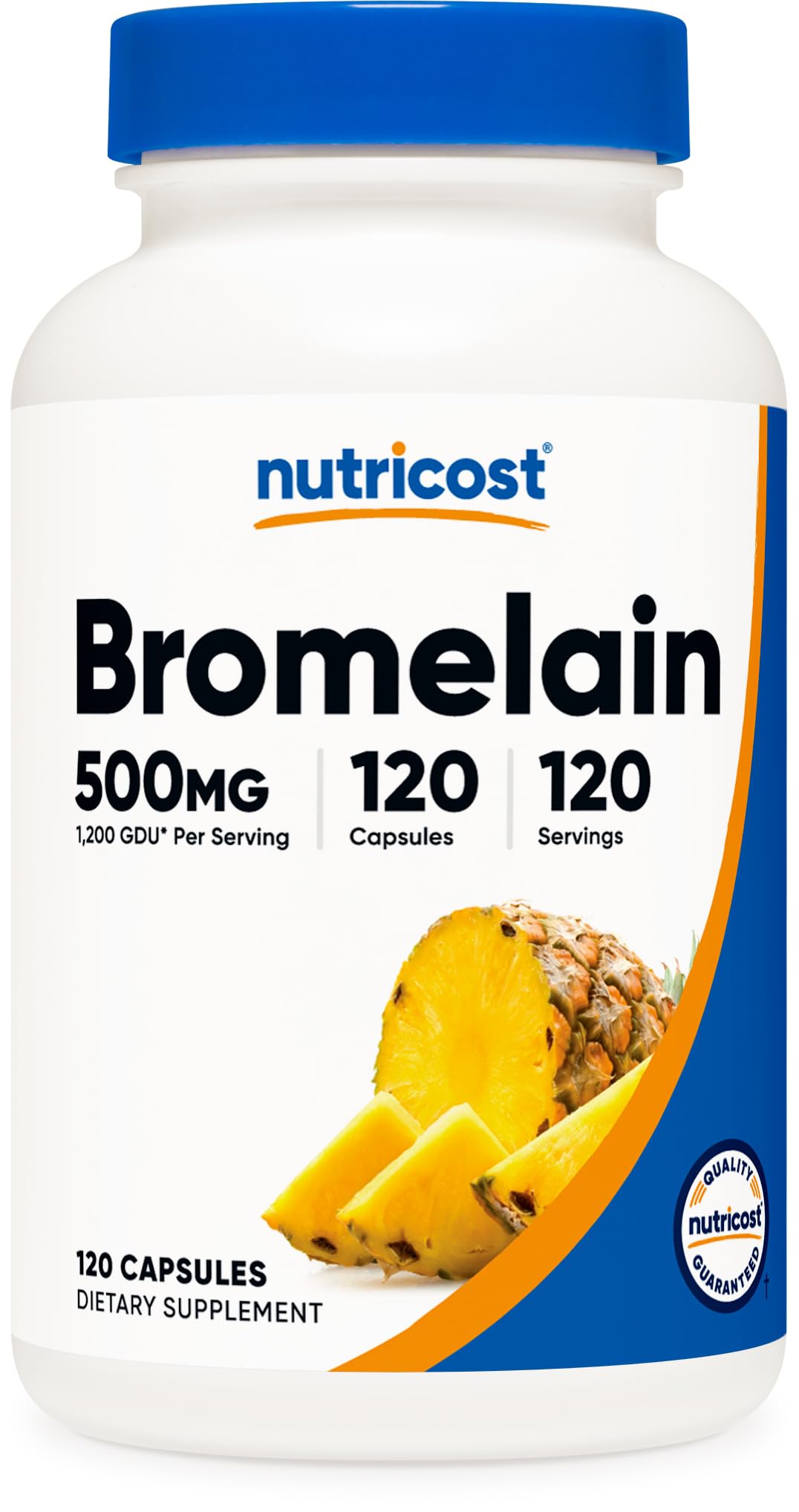 Foto 2 pulgar | Suplemento Nutricost Bromelina 500 Mg 120 Cápsulas Vegetarianas - Venta Internacional.
