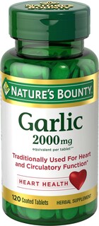Foto 1 | Suplemento Nature's Bounty Garlic, 2000 Mg, Tabletas 120 - Venta Internacional.