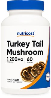 Foto 1 | Suplemento Nutricost, Rabo De Pavo, 1200 Mg, 120 Cápsulas - Venta Internacional.