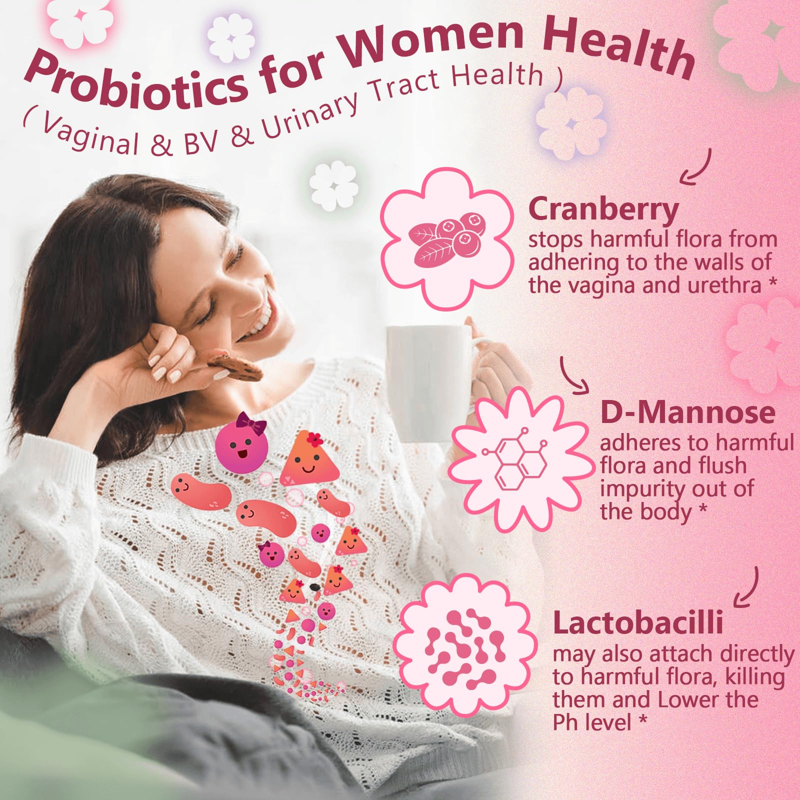 Foto 8 pulgar | Probiotics Nature Target Digestive Health 100 000 Millones de Cfus para Mujeres - Venta Internacional