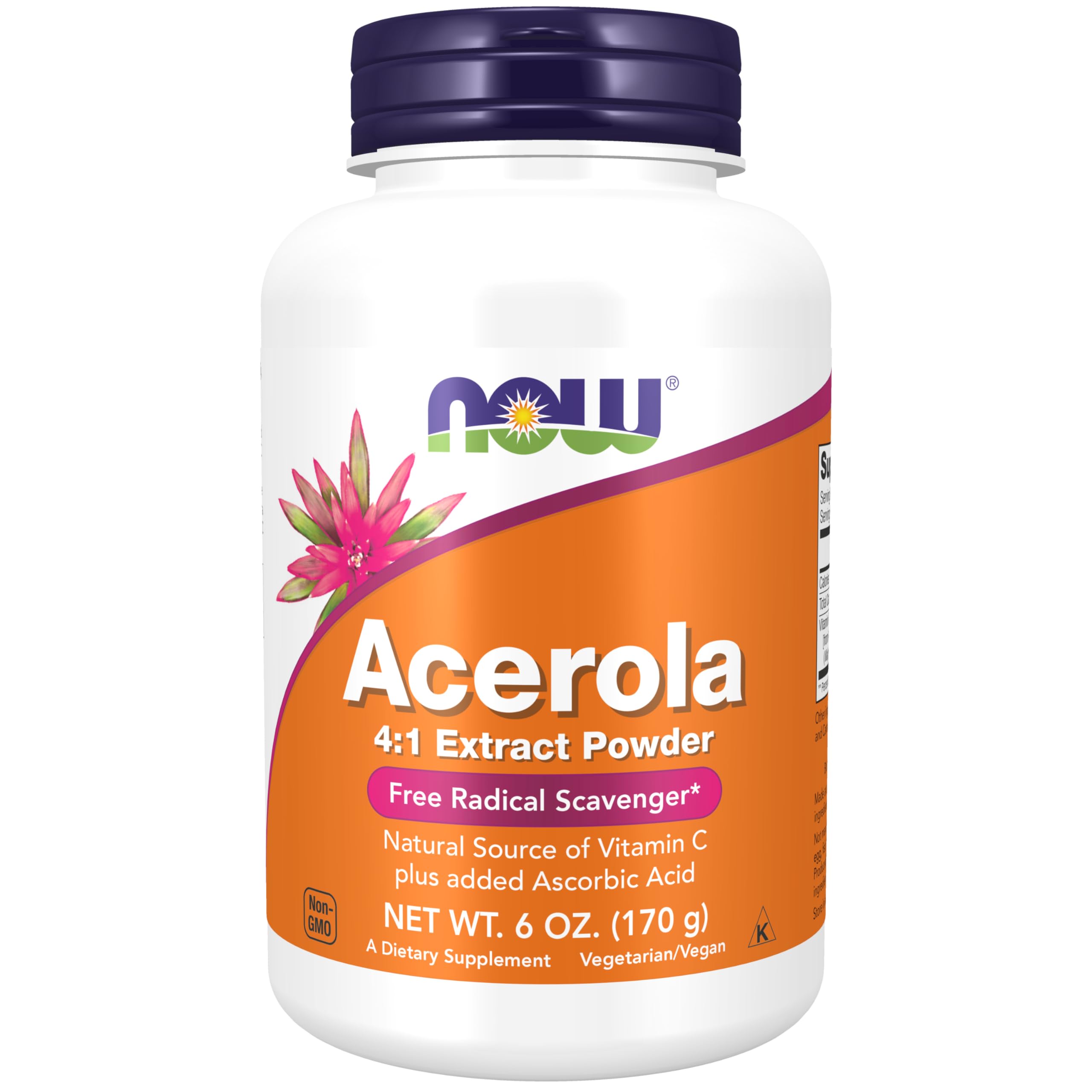 Foto 2 pulgar | Extracto De Acerola 4:1 De Supplement Now Foods En Polvo, 180 Ml - Venta Internacional.
