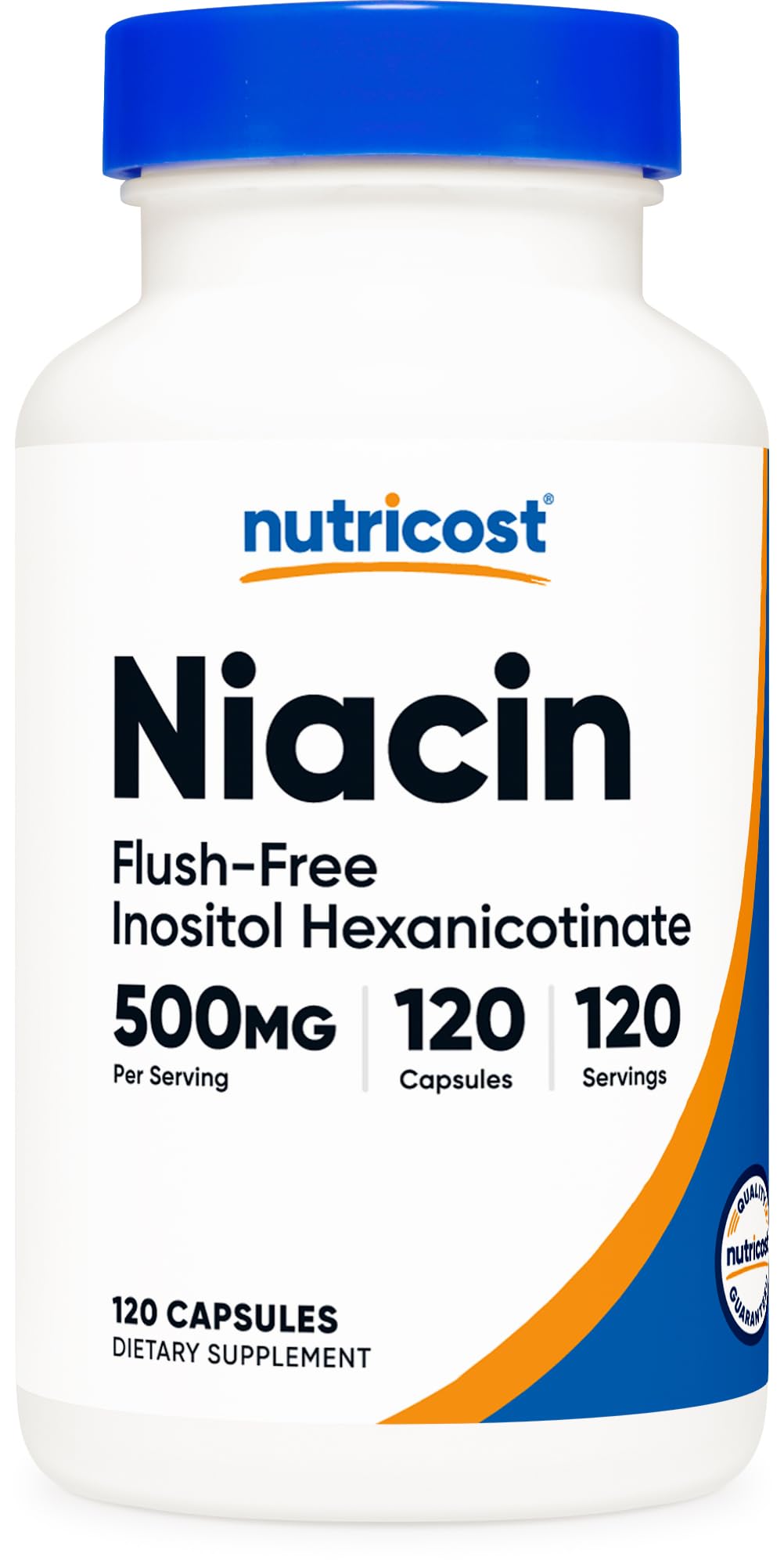 Foto 2 pulgar | Suplemento Nutricost Niacina (sin Rubor) Hexanicotinato De Inositol 500 Mg 120 Cápsulas - Venta Internacional.