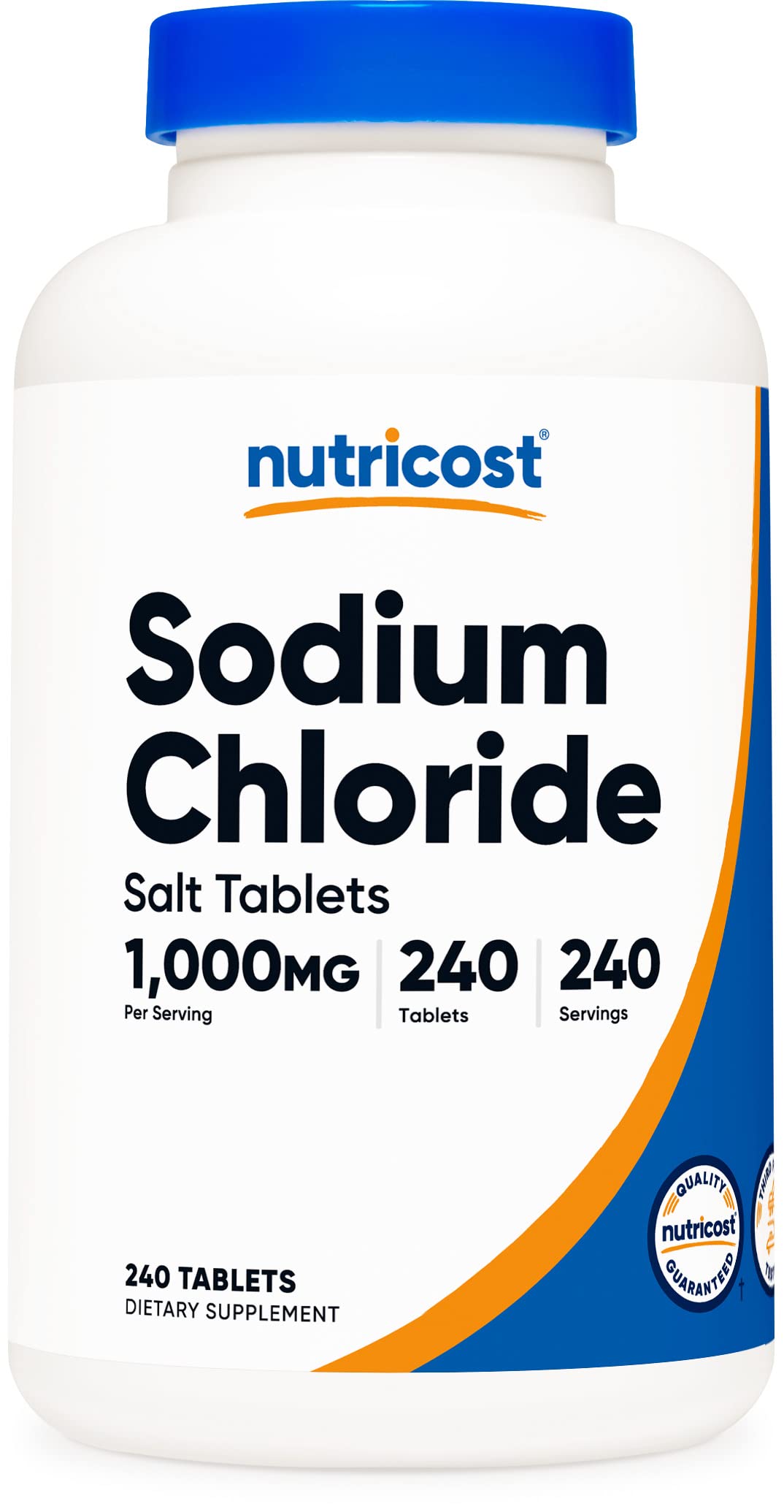 Foto 2 pulgar | Tabletas De Sal Nutricost, Cloruro De Sodio, 1000 Mg, 240 Tabletas - Venta Internacional.