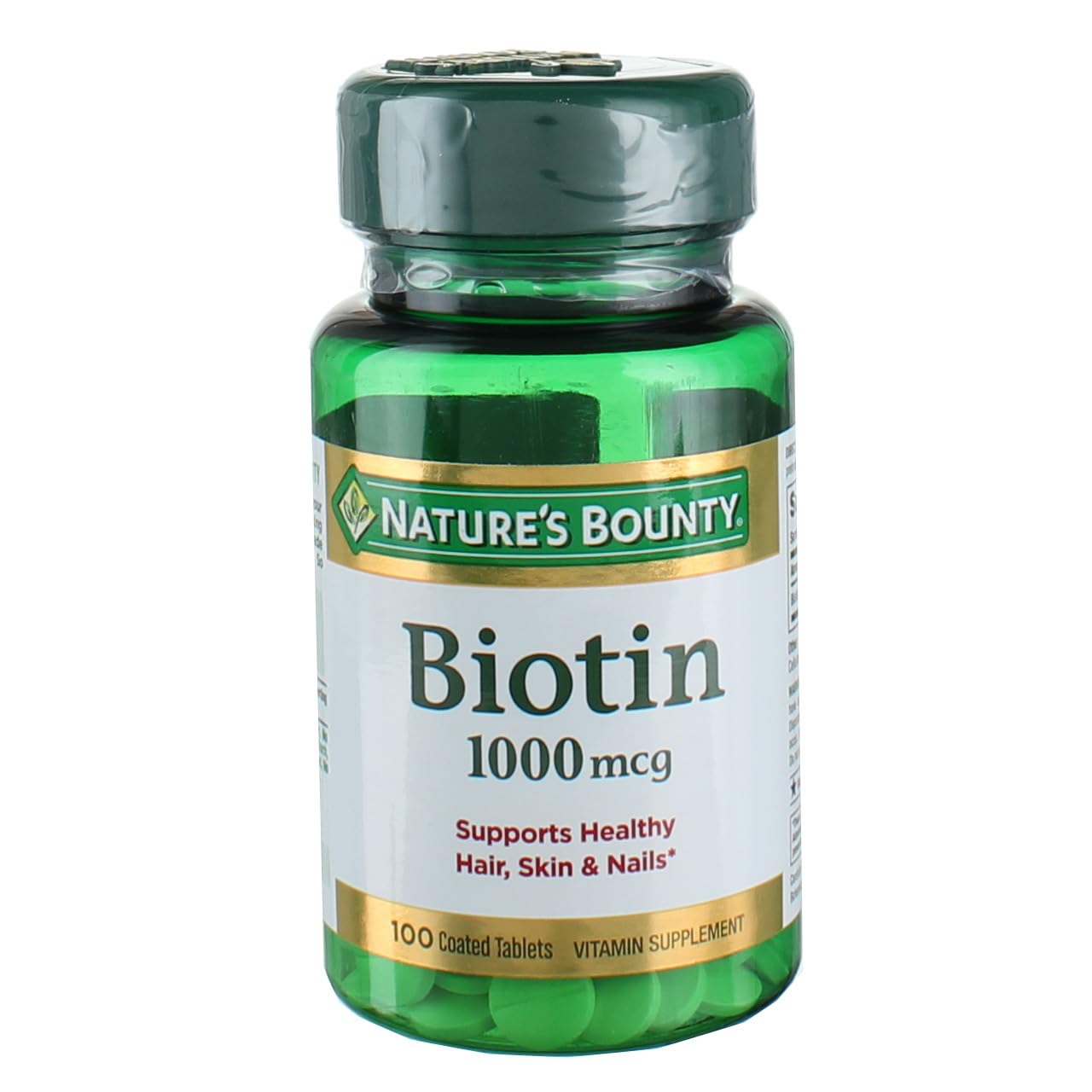 Foto 2 pulgar | Suplemento Nature's Bounty Energy Health Biotina 1000 Mcg 100 Tabletas - Venta Internacional.