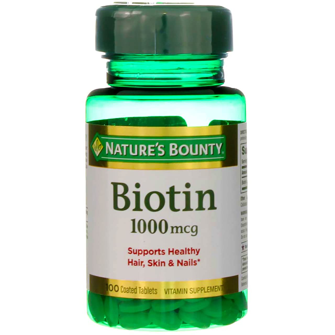 Foto 7 pulgar | Suplemento Nature's Bounty Energy Health Biotina 1000 Mcg 100 Tabletas - Venta Internacional.