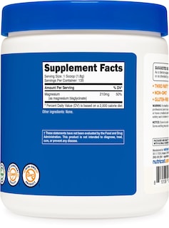 Foto 5 | Bisglicinato De Magnesio En Polvo Nutricost 250 G Sin Sabor - Venta Internacional.