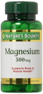 Foto 1 | Suplemento De Magnesio De Alta Potencia De Nature's Bounty, 500 Mg, 200 Tabletas - Venta Internacional.