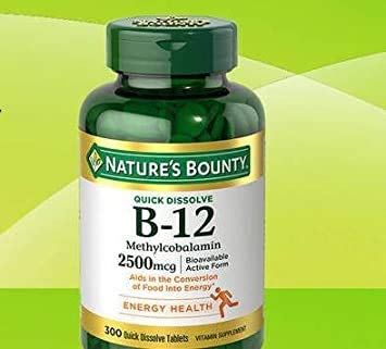 Foto 2 pulgar | Suplemento Nature's Bounty B-12 2500 Mcg 300 Micropastillas - Venta Internacional.
