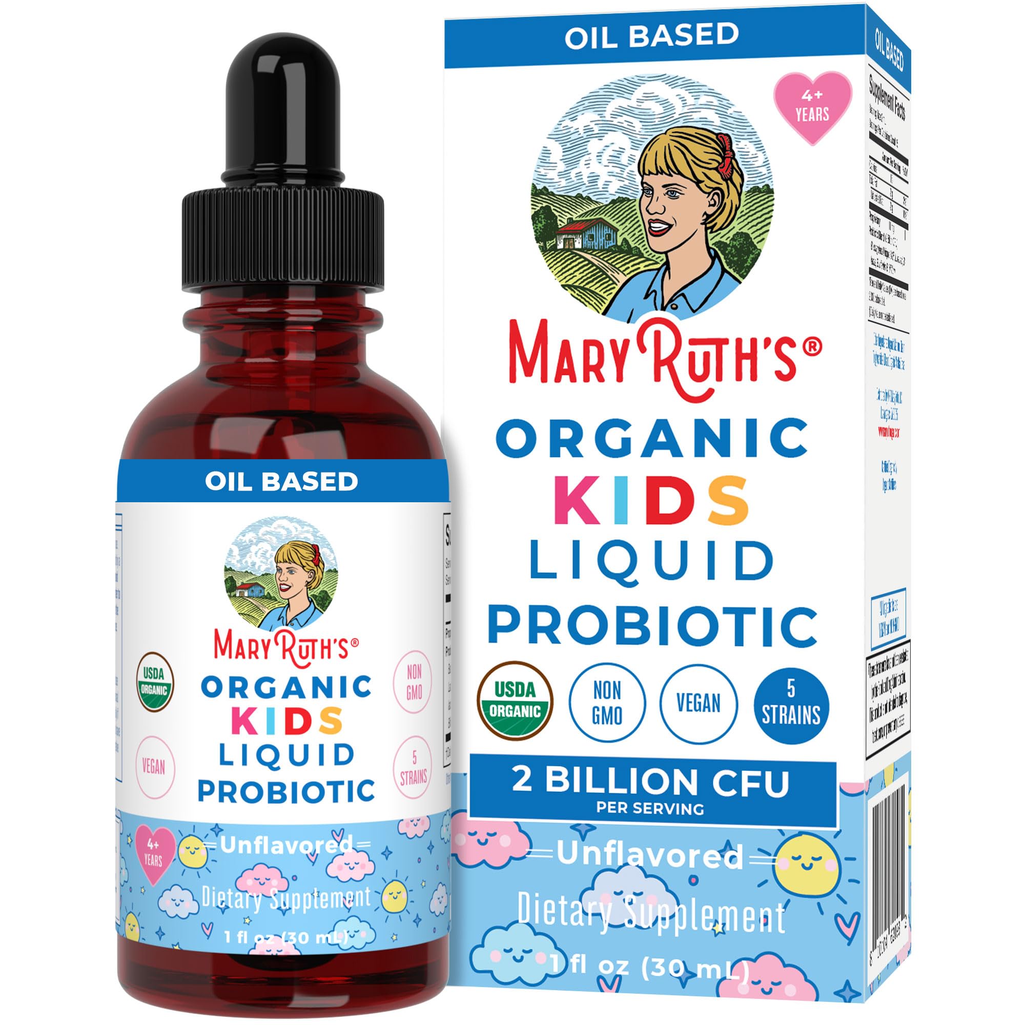 Foto 2 pulgar | Gotas Líquidas Probióticas Maryruth's Kids Usda Organic 30 Ml - Venta Internacional.