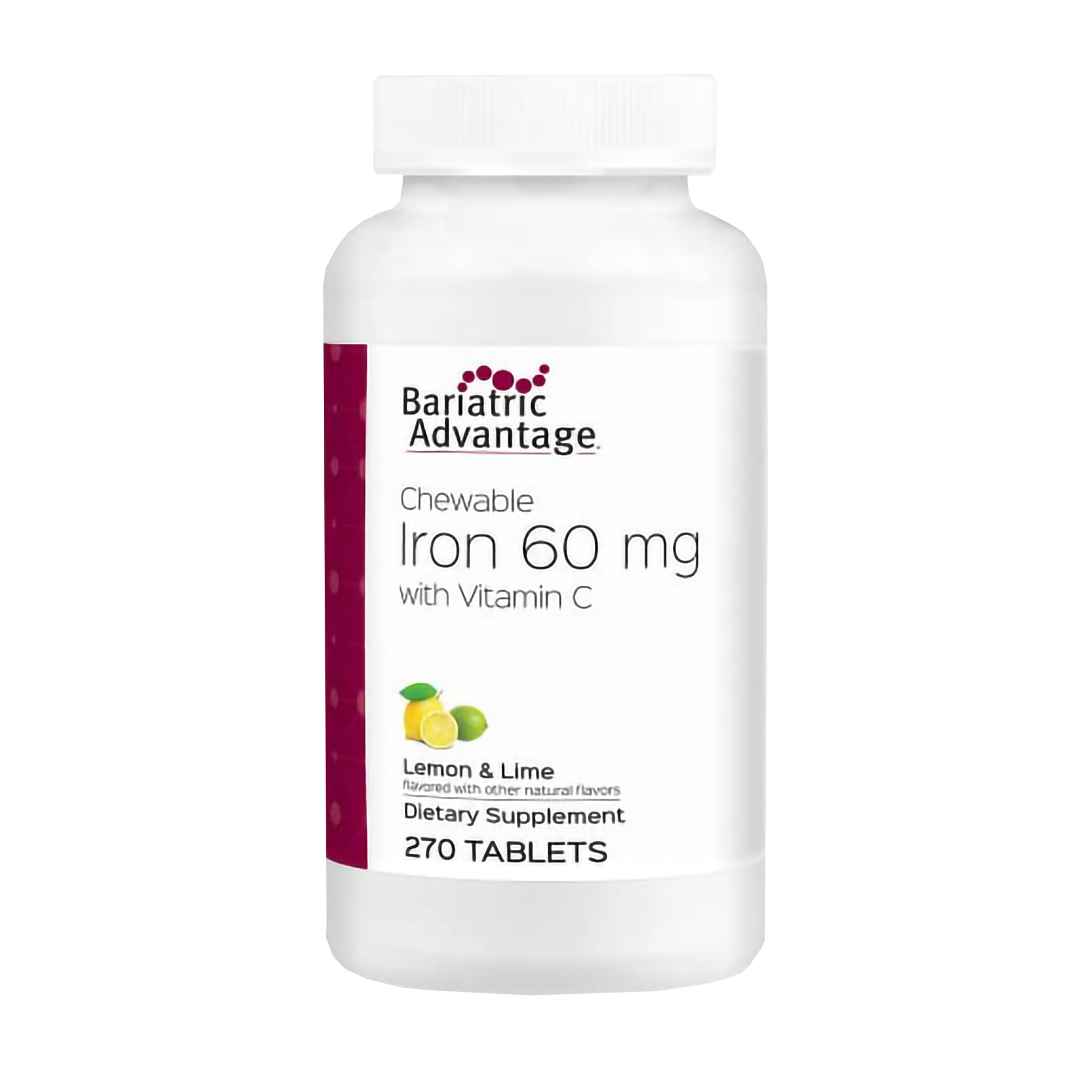 Foto 2 pulgar | Suplemento De Hierro Masticable Bariatric Advantage De 60 Mg Con Vitamina C - Venta Internacional.