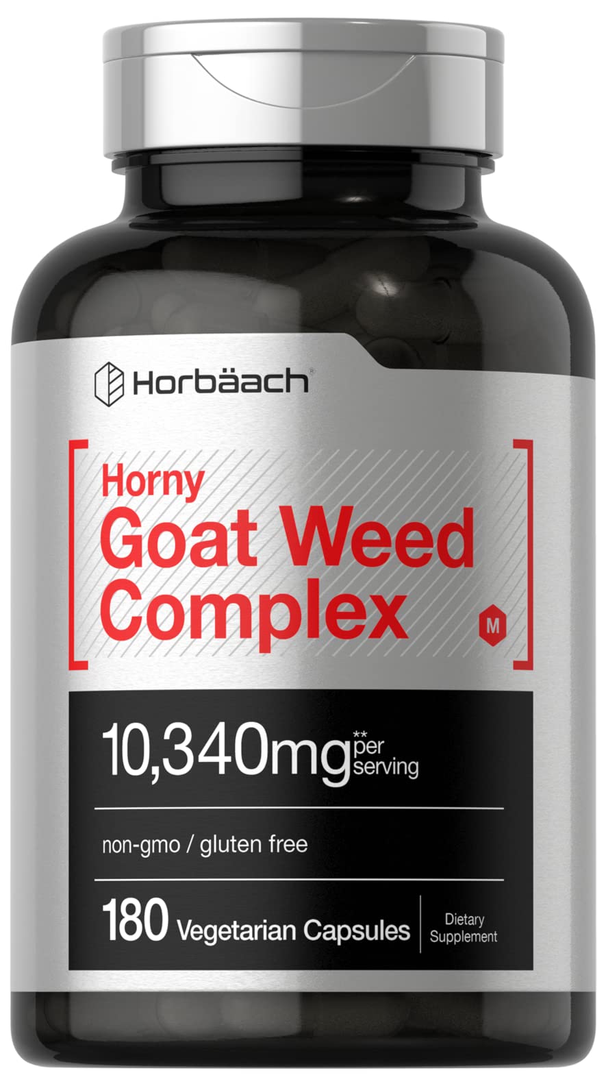 Foto 2 pulgar | Suplemento Horbäach Horny Goat Weed Complex 180 Cápsulas - Venta Internacional.