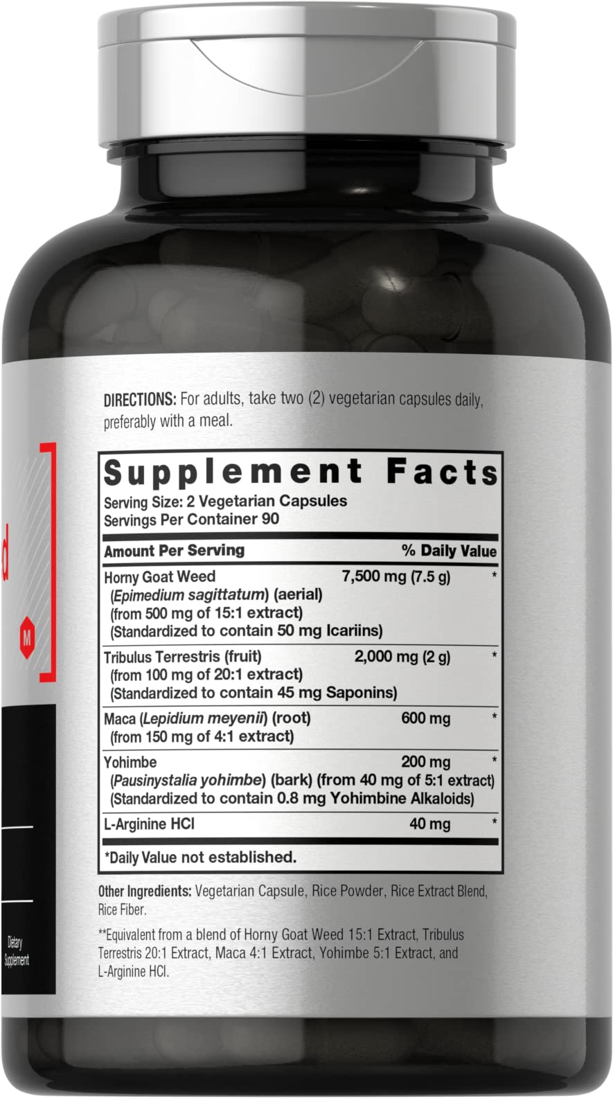 Foto 2 | Suplemento Horbäach Horny Goat Weed Complex 180 Cápsulas - Venta Internacional.